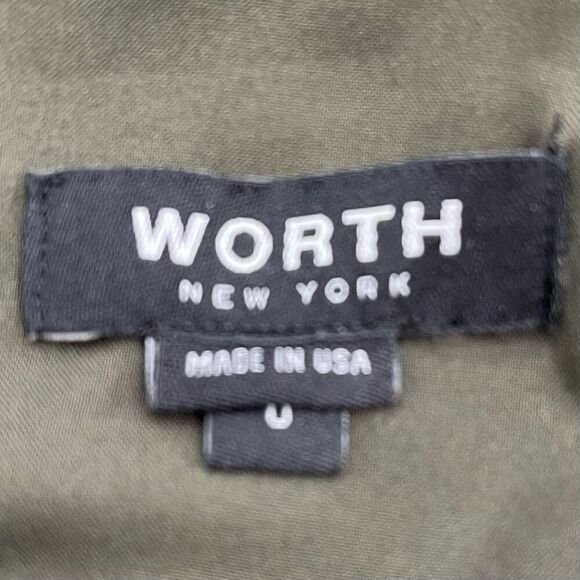 Worth Olive Pencil Skirt | Zip Slit - Picture 3 of 5